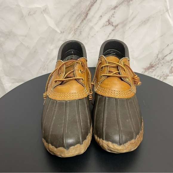 Vintage L.L. Bean Low Top Duck Maine Hunting Shoe Boot - Picture 2 of 5